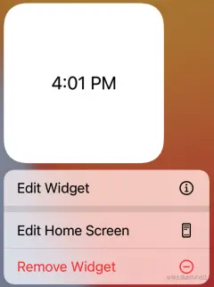 EditWidget