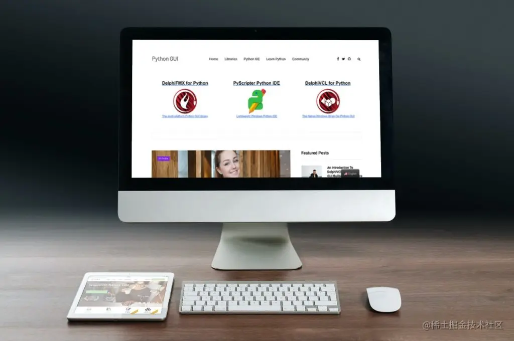 how to create Python desktop application on iMac