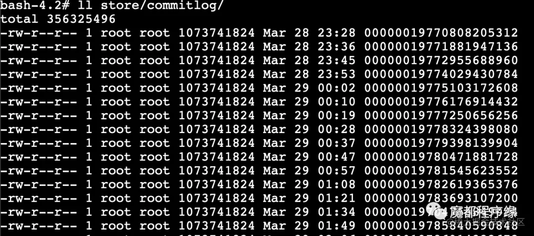 Broker真实数据文件存储分布