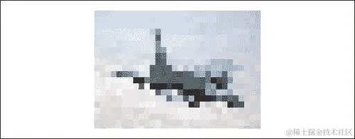 创建像素化图像焦点