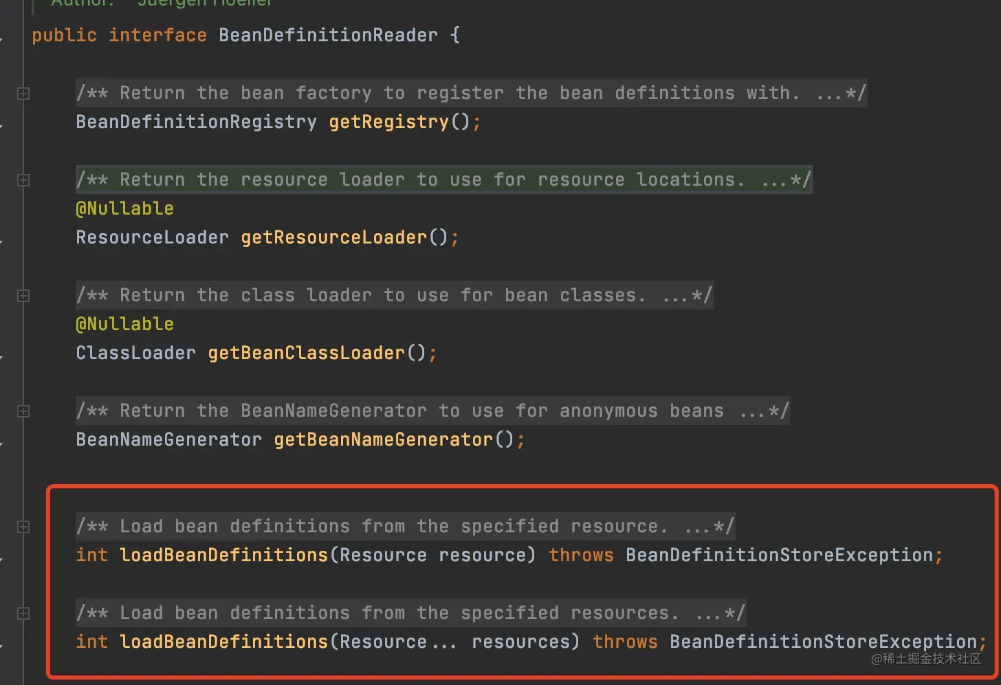 BeanDefinitionReader
