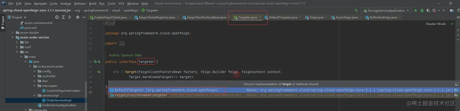微服务微服务生态组件之Spring Cloud OpenFeign详解和源码分析