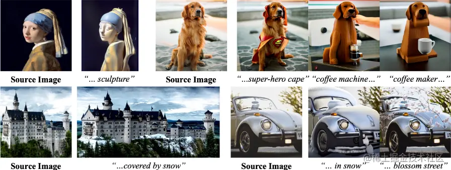 Figure 1. Image manipulation on one real image