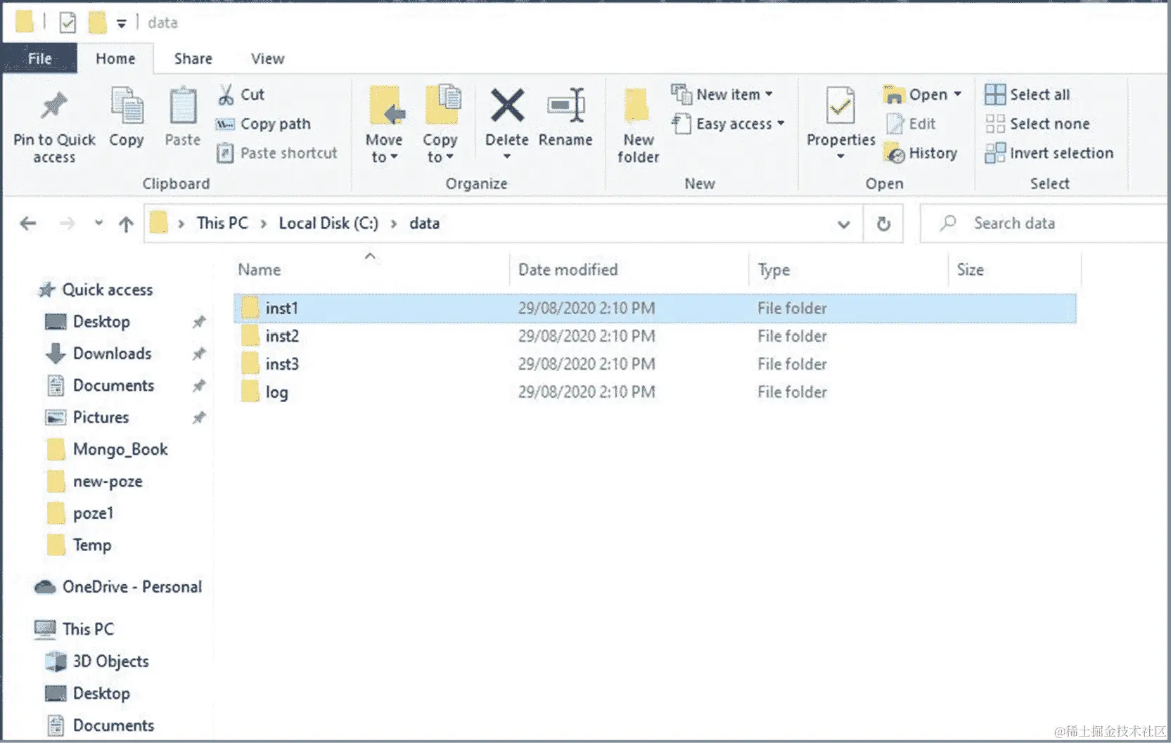 图 10.20：目录结构