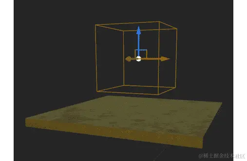 图 6.23：胜利盒放置在蓝图的视口选项卡中