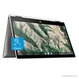 HP Chromebook x360 14-inch HD Touchscreen Laptop, Intel Celeron N4000, 4 GB RAM, 32 GB eMMC, Chrome (14b-ca0010nr, Ceramic White/Mineral Silver)