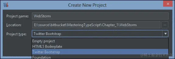 创建 WebStorm 项目