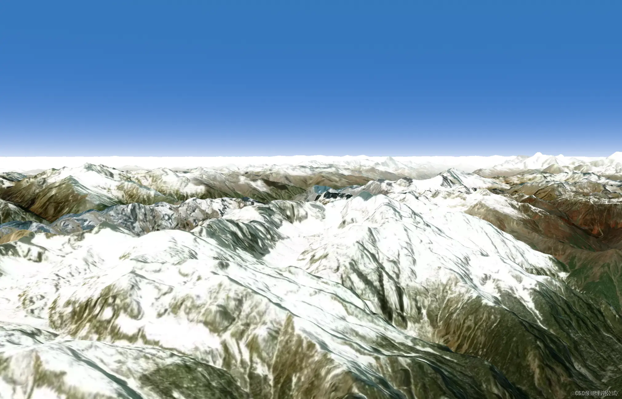 MapVue 渲染三维地形