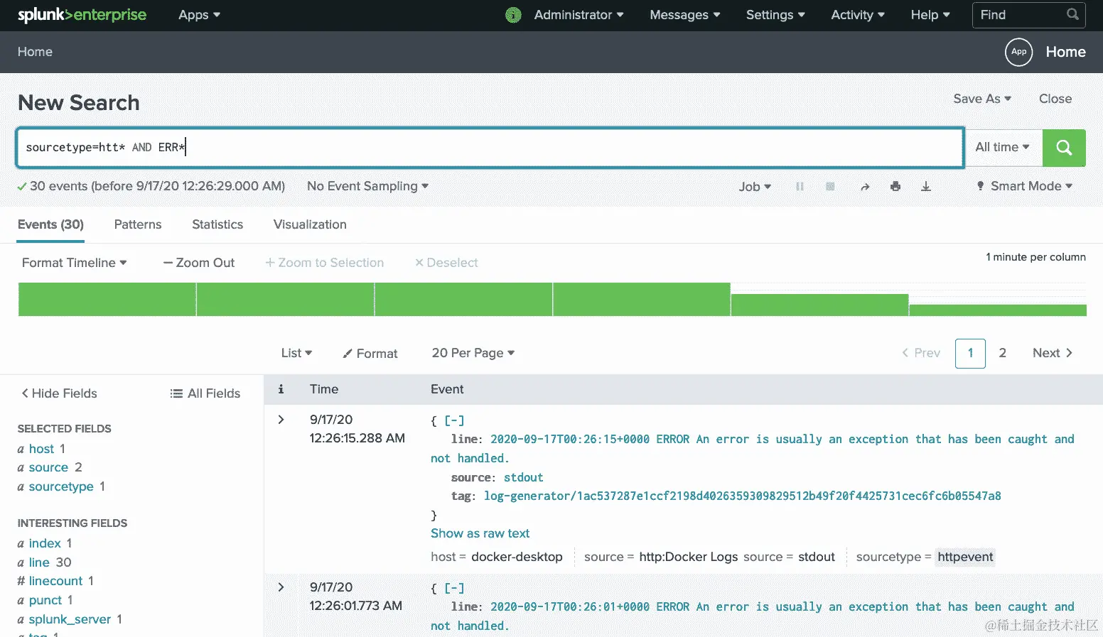 图 14.17：链接搜索项