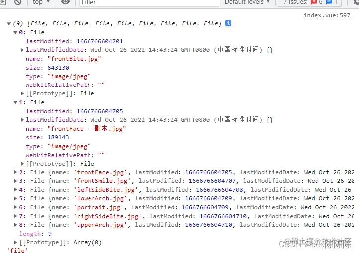 图片的file数据展示