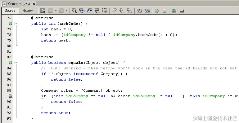 重构 Java equals()和 hashCode()