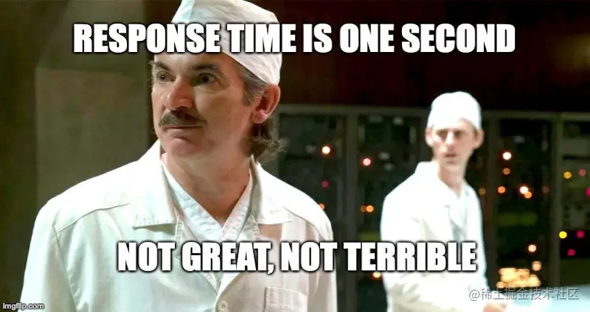 Anatoly Dyatlov in Chernobyl Miniseries stating: “Response time is one second. Not great not terrible”