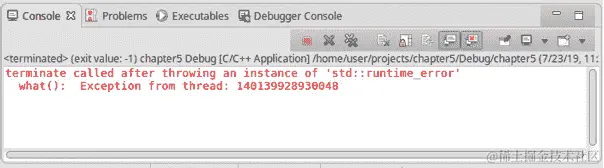 图 5.19：示例执行的结果