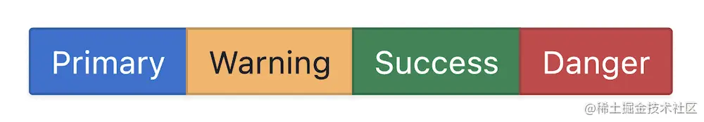 使用 Blueprint UI 创建的一串按钮。