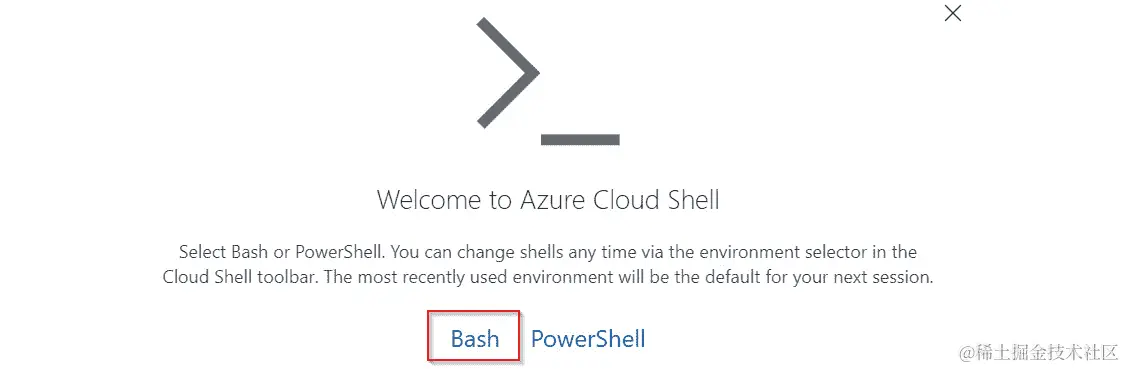 选择 Bash 选项以便按照本书中的示例进行操作。