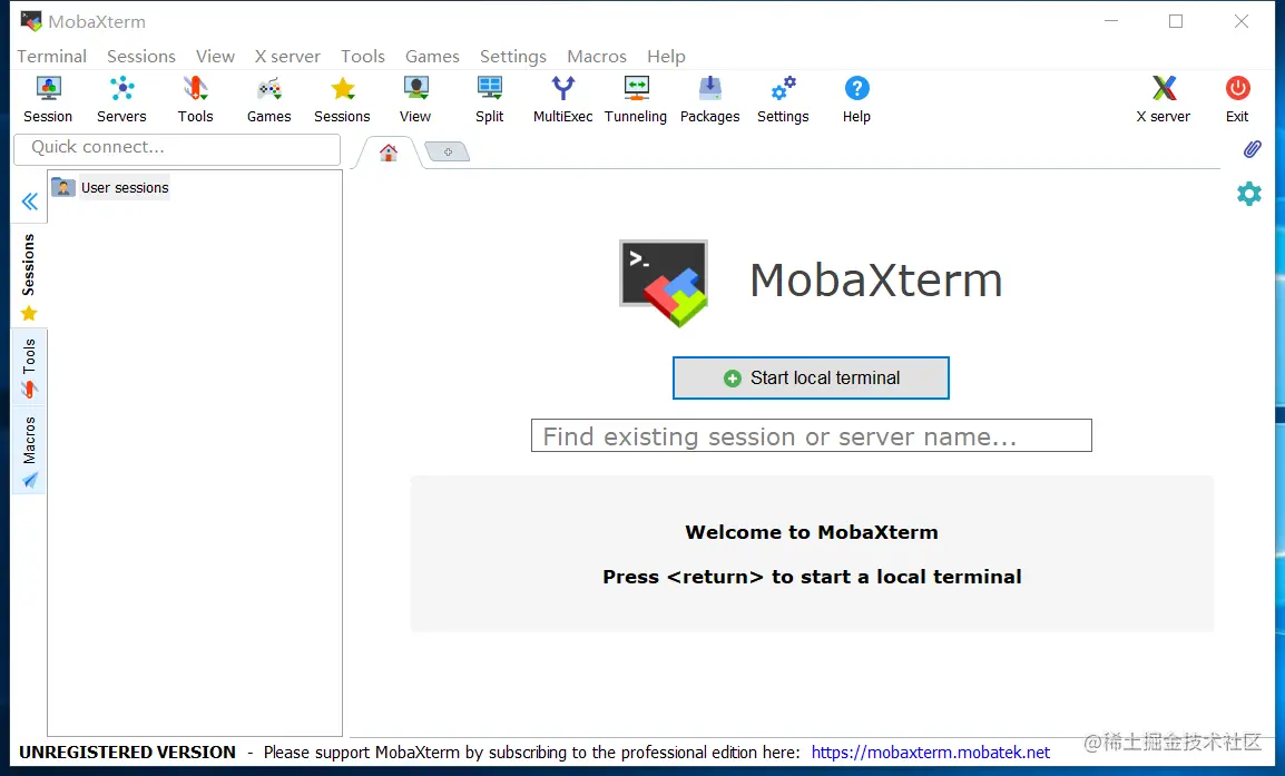 MobaXterm主界面.png
