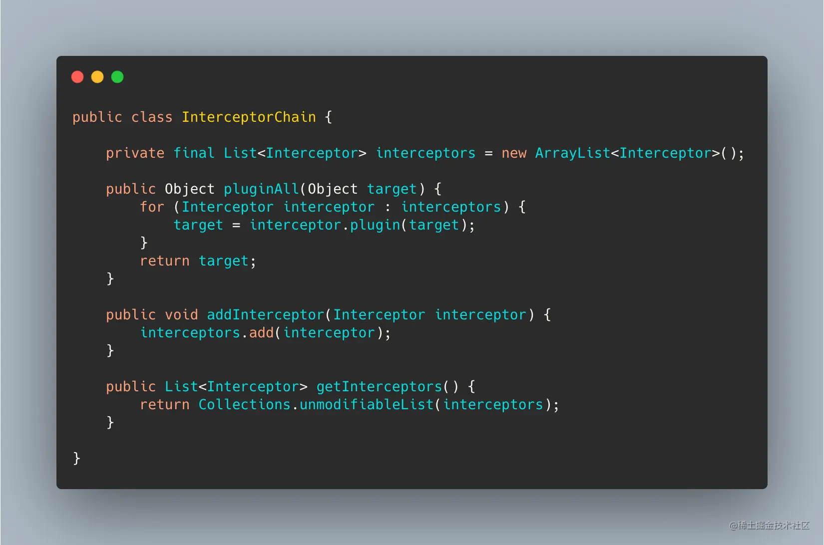 InterceptorChain