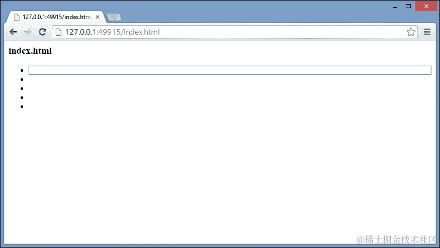 使用 Brackets 实时预览