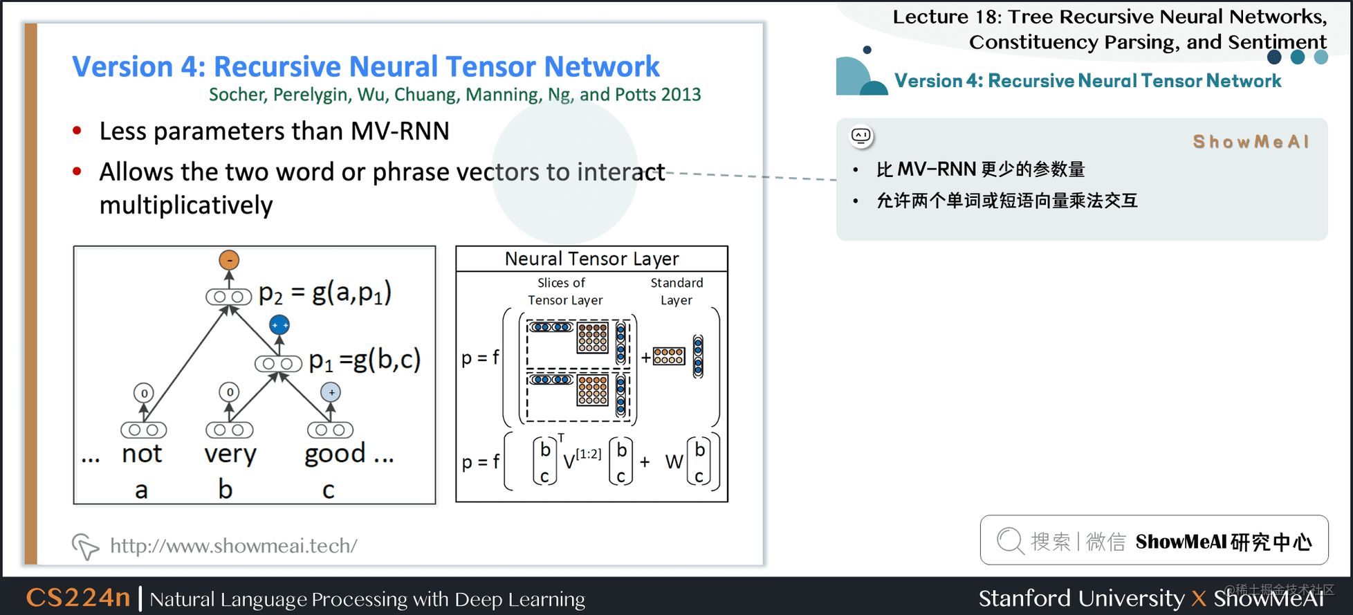 Version 4: Recursive Neural Tensor Network