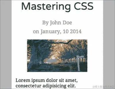 行动时间-使用 CSS 增强内容部分的外观