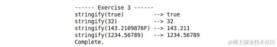 图 2B.18：练习 3 特化模板输出