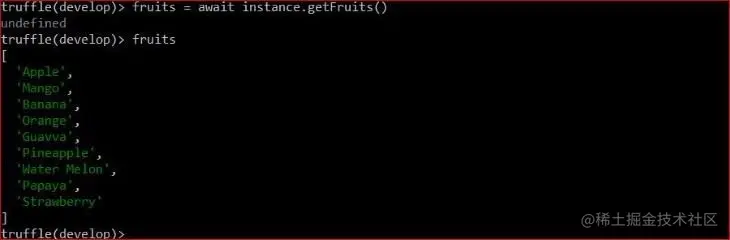 Truffle Develop Fruits