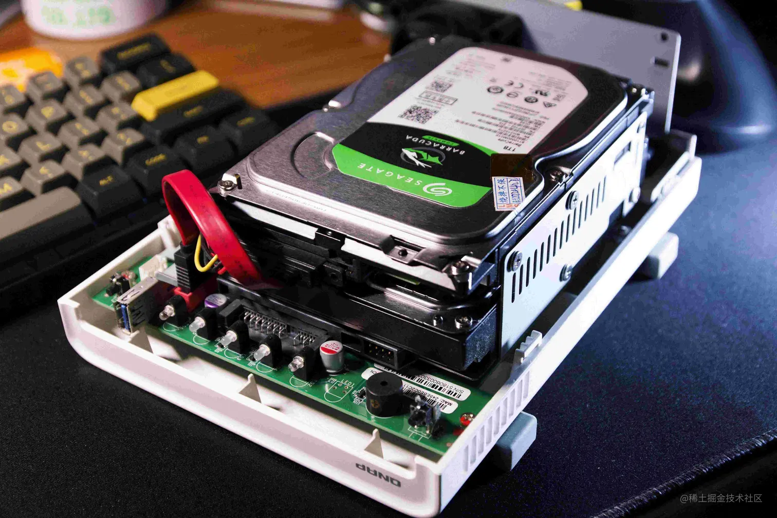 威联通 NAS TS-212P3 内构