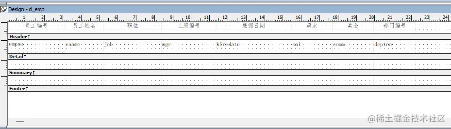 数据窗口四部分