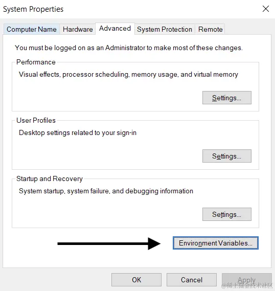 Windows 系统设置环境变量