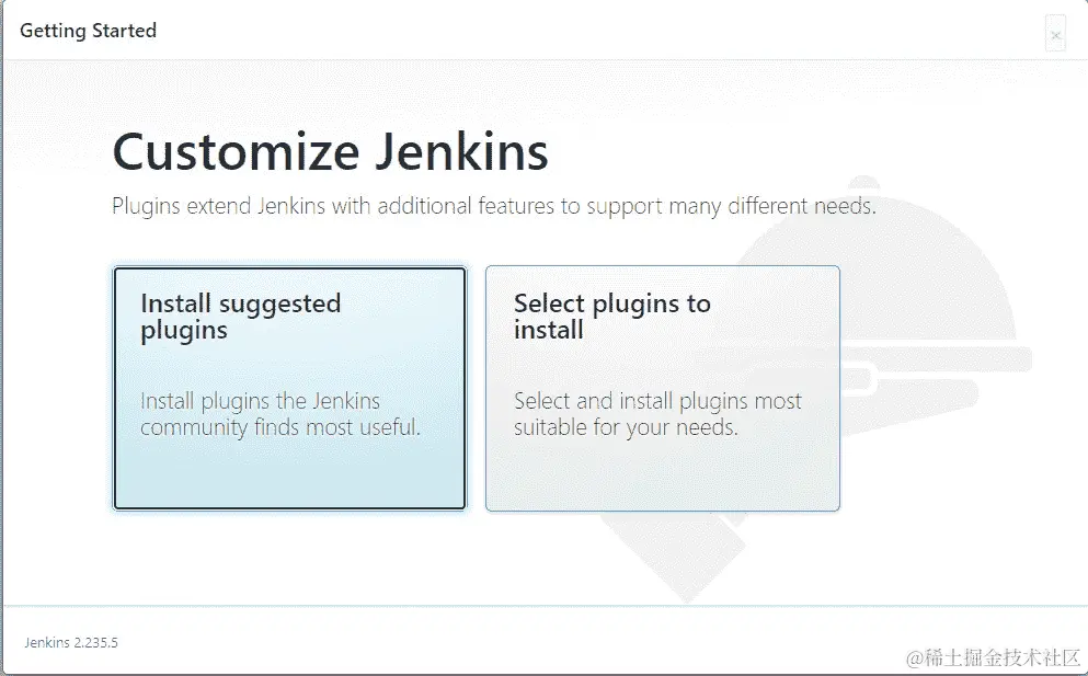 图 8.5：安装插件以自定义 Jenkins