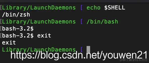 当前terminal运行指定bash