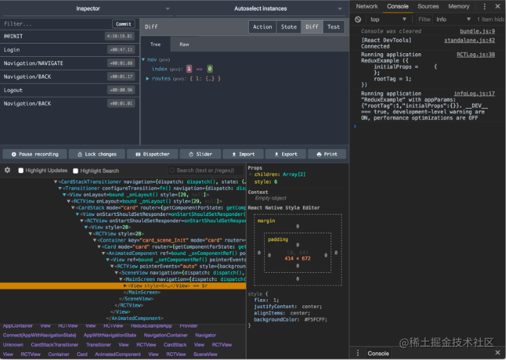  react native 