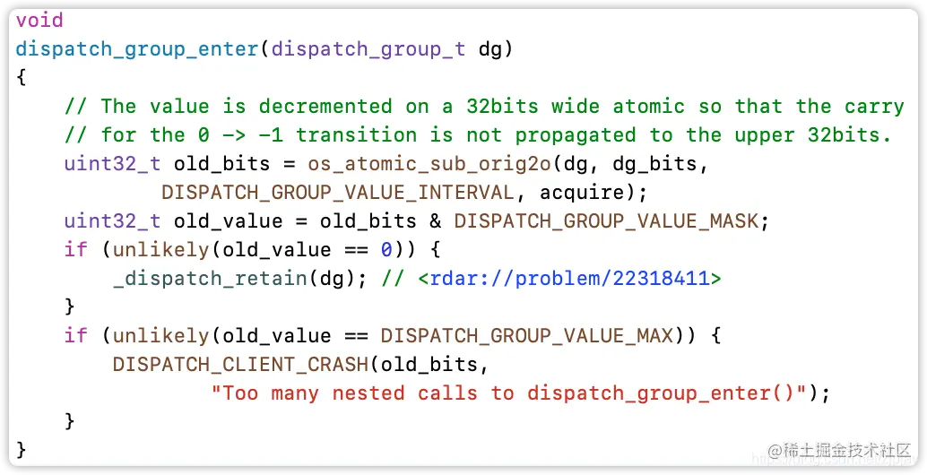 dispatch_group_enter