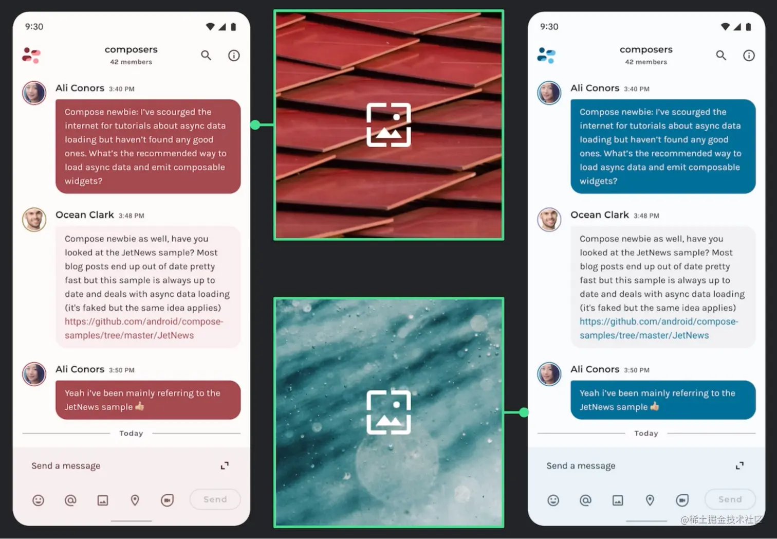 △ 配色方案随用户设置的壁纸变化