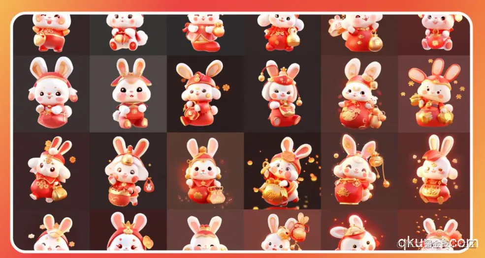 Midjourney实战案例 2 | 兔年活动主视觉设计流程拆解