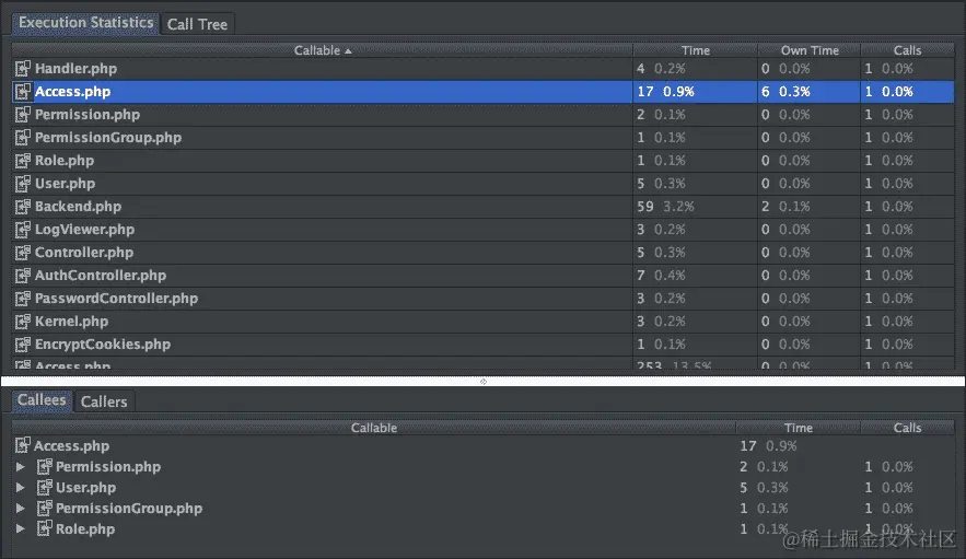 使用 Xdebug 进行分析