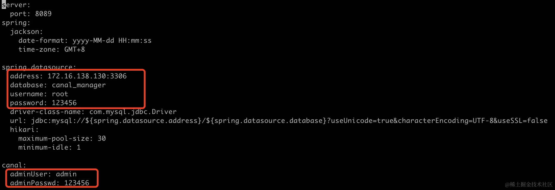 /usr/software/canal-admin/application.yml