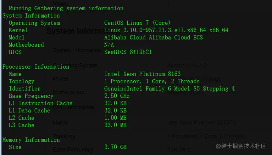Geekbench5 检测系统信息