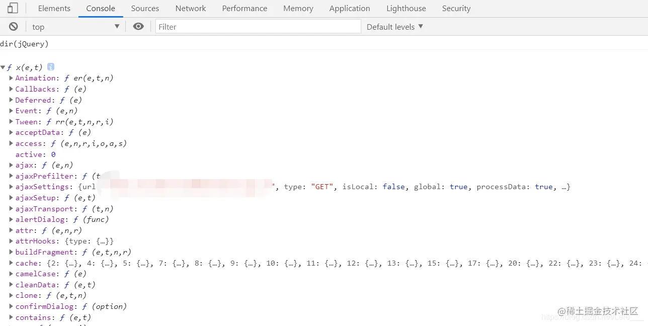 dir(jQuery)