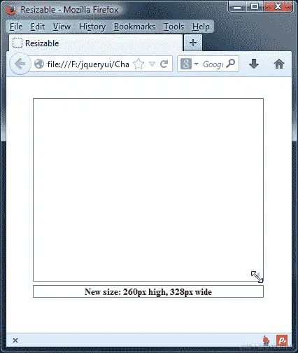 定义可调整大小事件