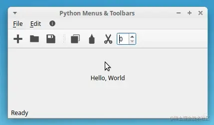 PyQt 状态消息