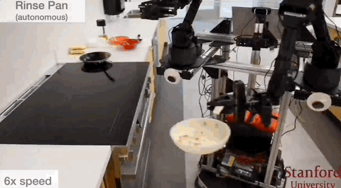 斯坦福为懒人献上大礼！机器人洗衣做饭逗猫看呆网友，成本3万美元自己也能DIY