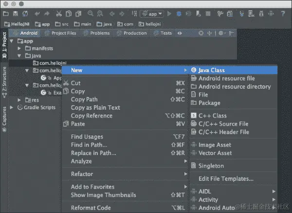 创建我们的第一个 HelloWorld-JNI
