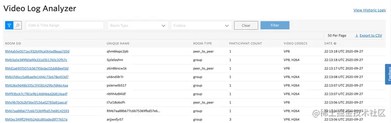 twilio console video log analyzer