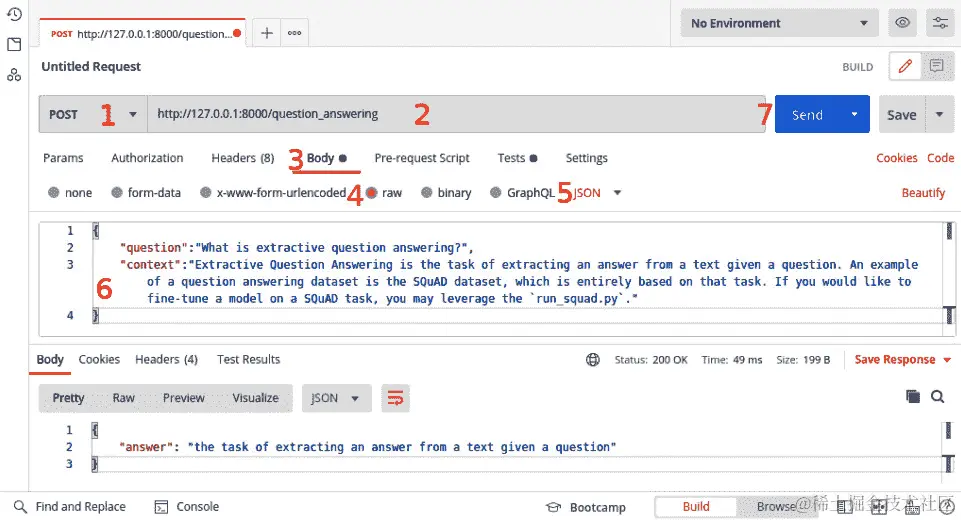 图 10.2 – Postman 使用