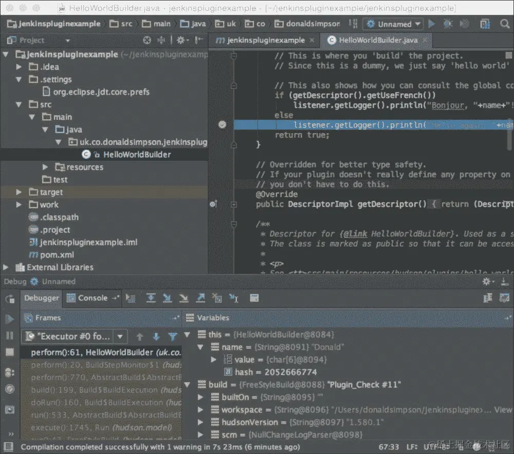 使用 IntelliJ 进行调试