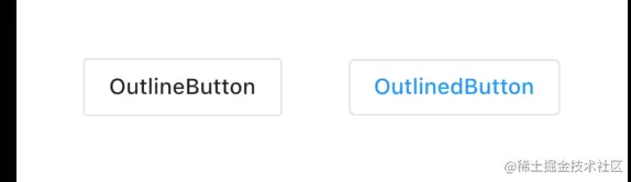 OutlineButton和OutlinedButton效果对比