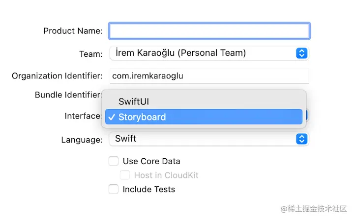 Storyboard Xcode Project
