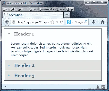 为手风琴设置样式