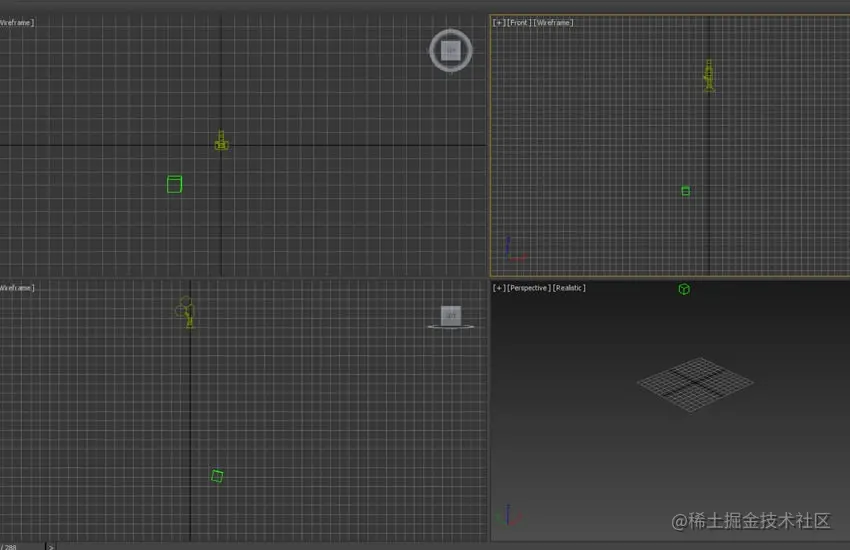 一个3D相机和一个假人